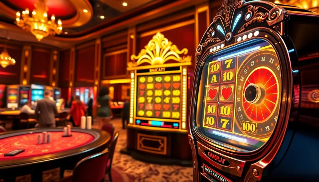 Spin and win at the onicplay slot machine with vibrant colors and casino excitement.