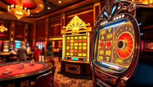 Spin and win at the onicplay slot machine with vibrant colors and casino excitement.