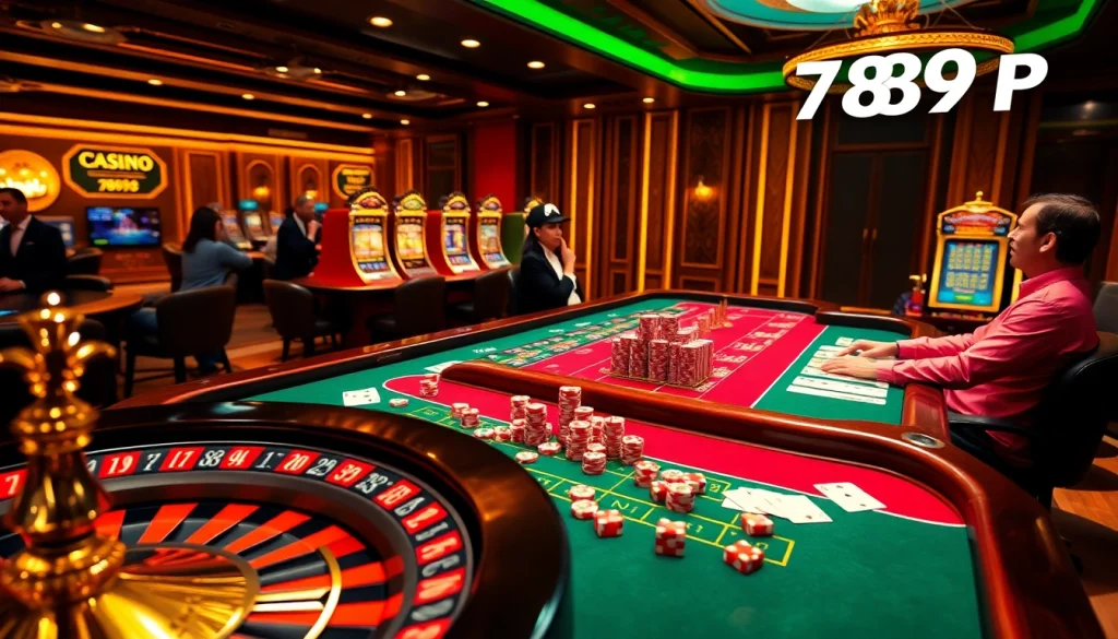 Engage in thrilling casino adventures with 789 P as players revel in poker and roulette excitement.