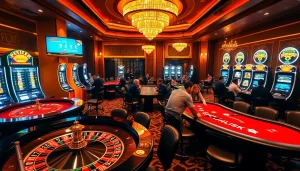 Experience the excitement of betting at Jogoluck with vibrant casino games, roulette tables, and poker action.