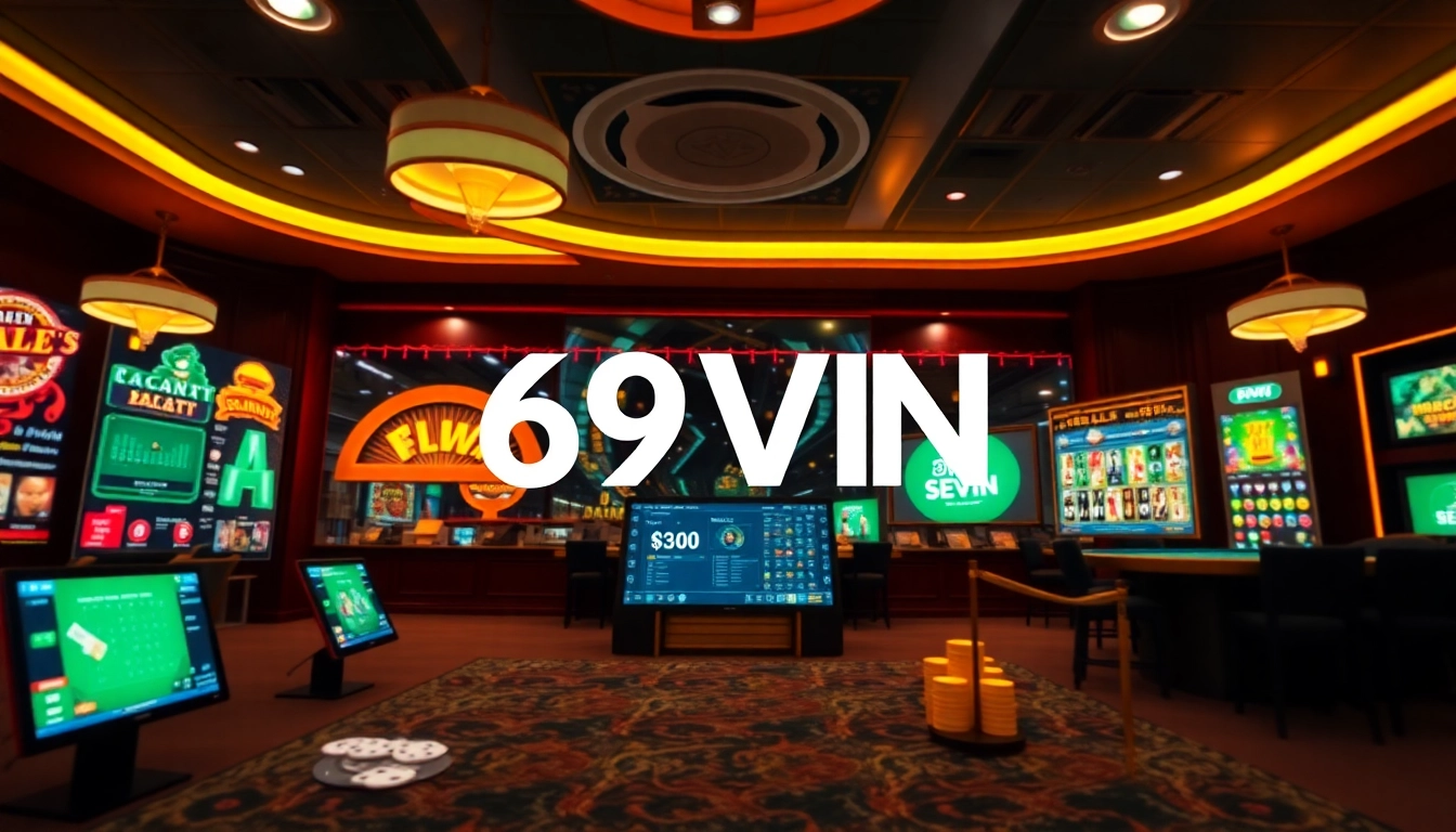 69VN online casino interface with vibrant games and a welcoming design.