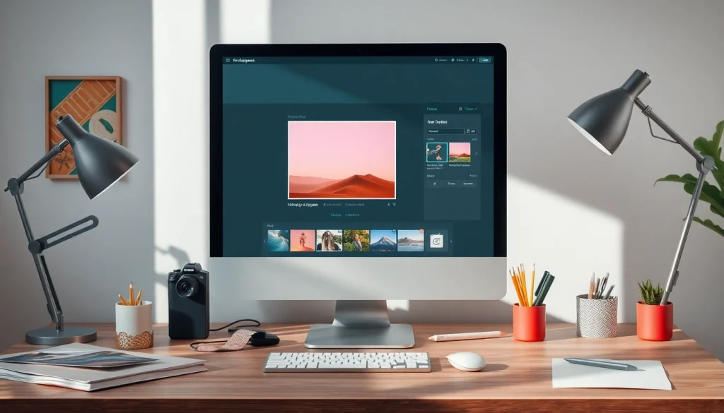 Transforming an image to square using innovative tools in a creative workspace.