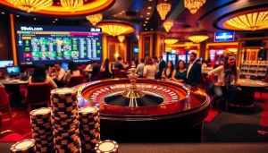 Experience the thrill of 98win com with vibrant casino games and engaging players at the table.