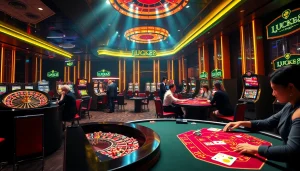 Experience the thrilling action of LUCK8 casino with vibrant tables and engaging players.