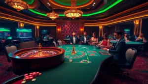 Experience excitement and luxury at xx88center with players celebrating a thrilling casino moment.