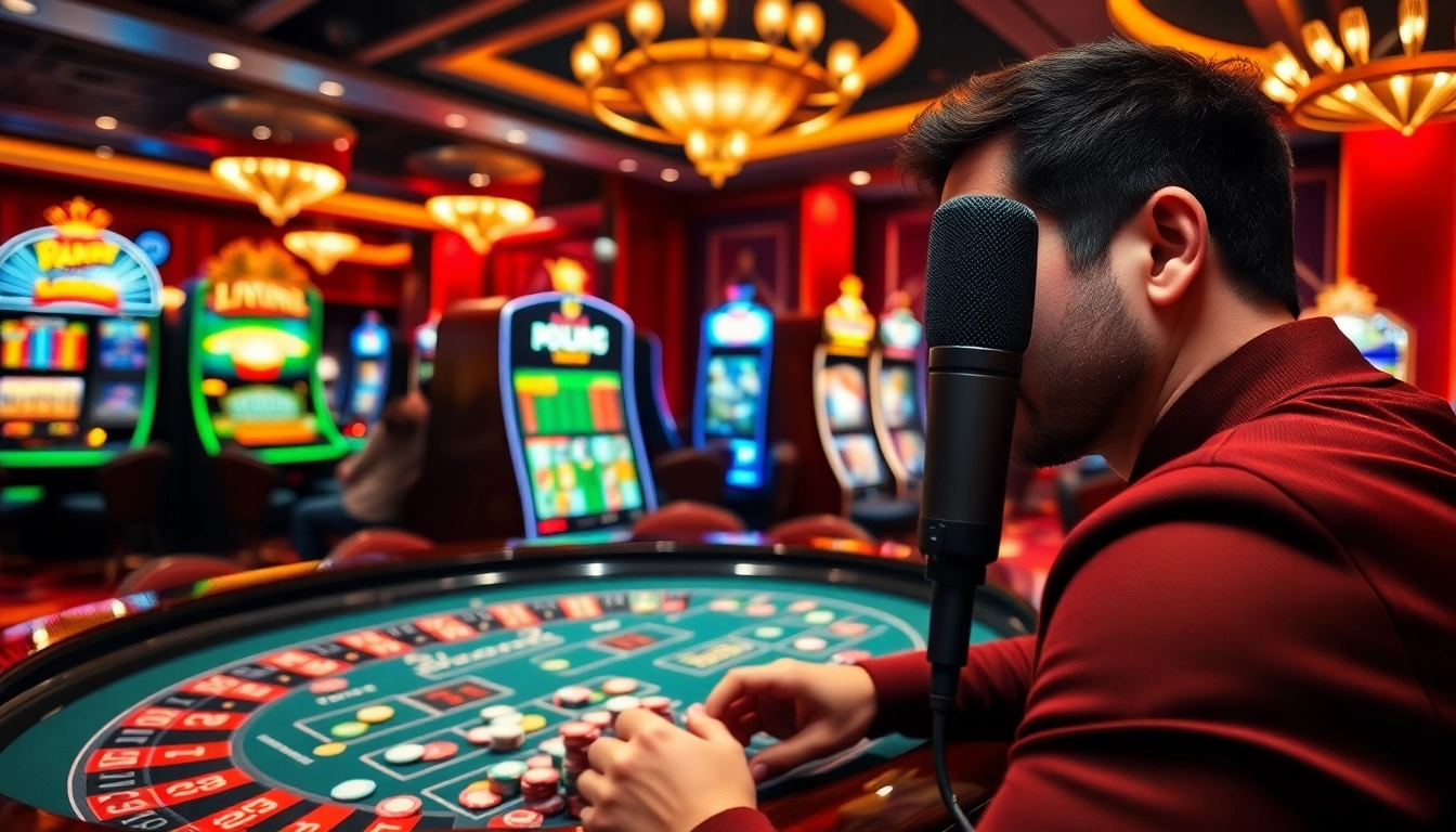 Capture the excitement of casino gaming with the MV88 microphone in action.