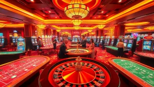 Experience the excitement of gambling at https://luckywin.fan/ with vibrant slot machines and thrilling roulette tables.
