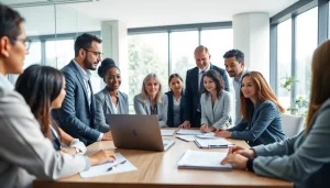 Kündigung anfechten Beratungsszene am Tisch mit Anwalt und Klienten.